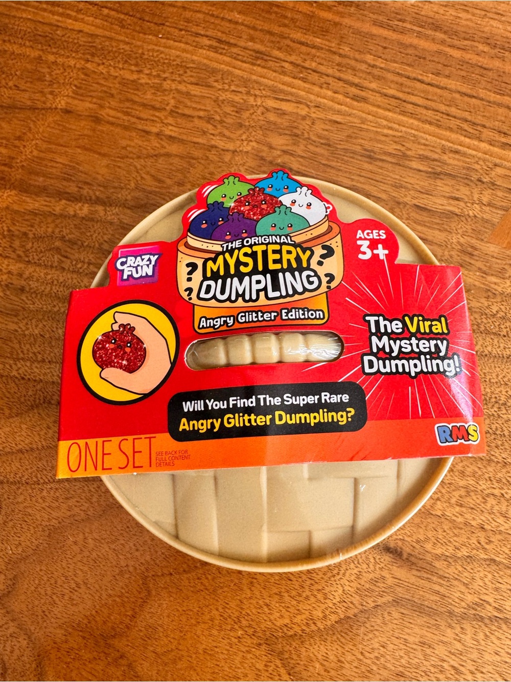RMS Mystery Dumpling Angry Glitter Edition Sealed Viral Squishy Sensory Toy
